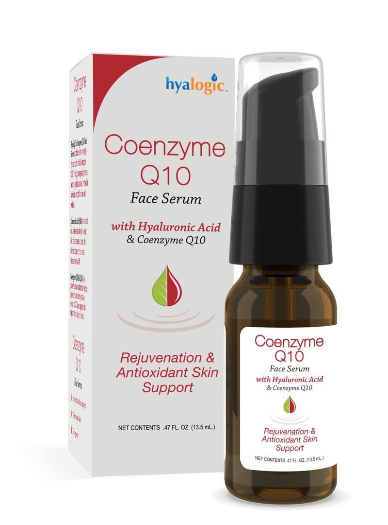 Hyalogic Episilk Coenzyme Q10 Serum wHyaluronic Acid for Collagen Support  Visible Firming Facial Serum For Dry Skin  Skin Rejuvenation  Antioxidant Serum 047 fl oz  135 ml